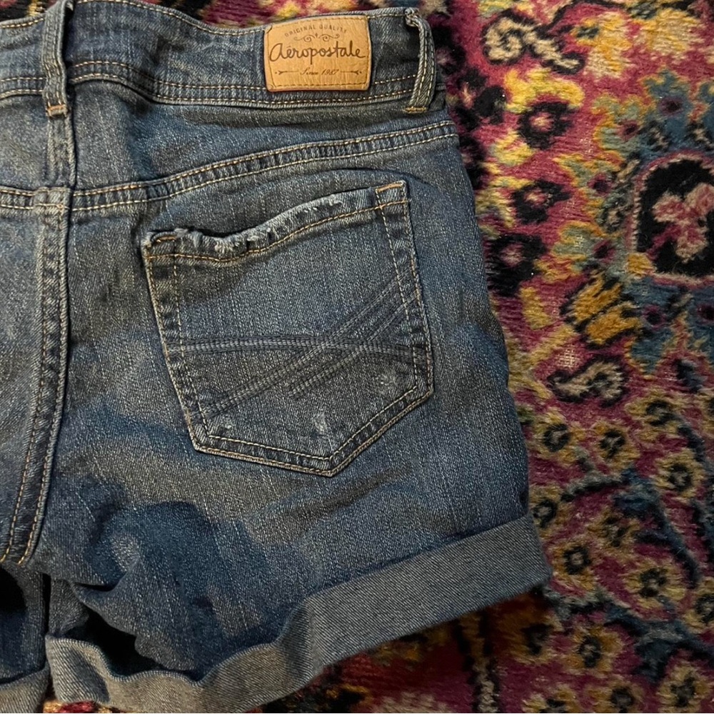 Aeropostale Boyfriend Jean Shorts